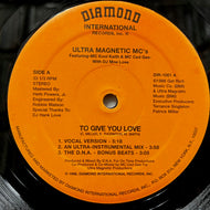 ULTRAMAGNETIC MC'S / To Give You Love / Make You Shake (DIR-1001, 12inch)