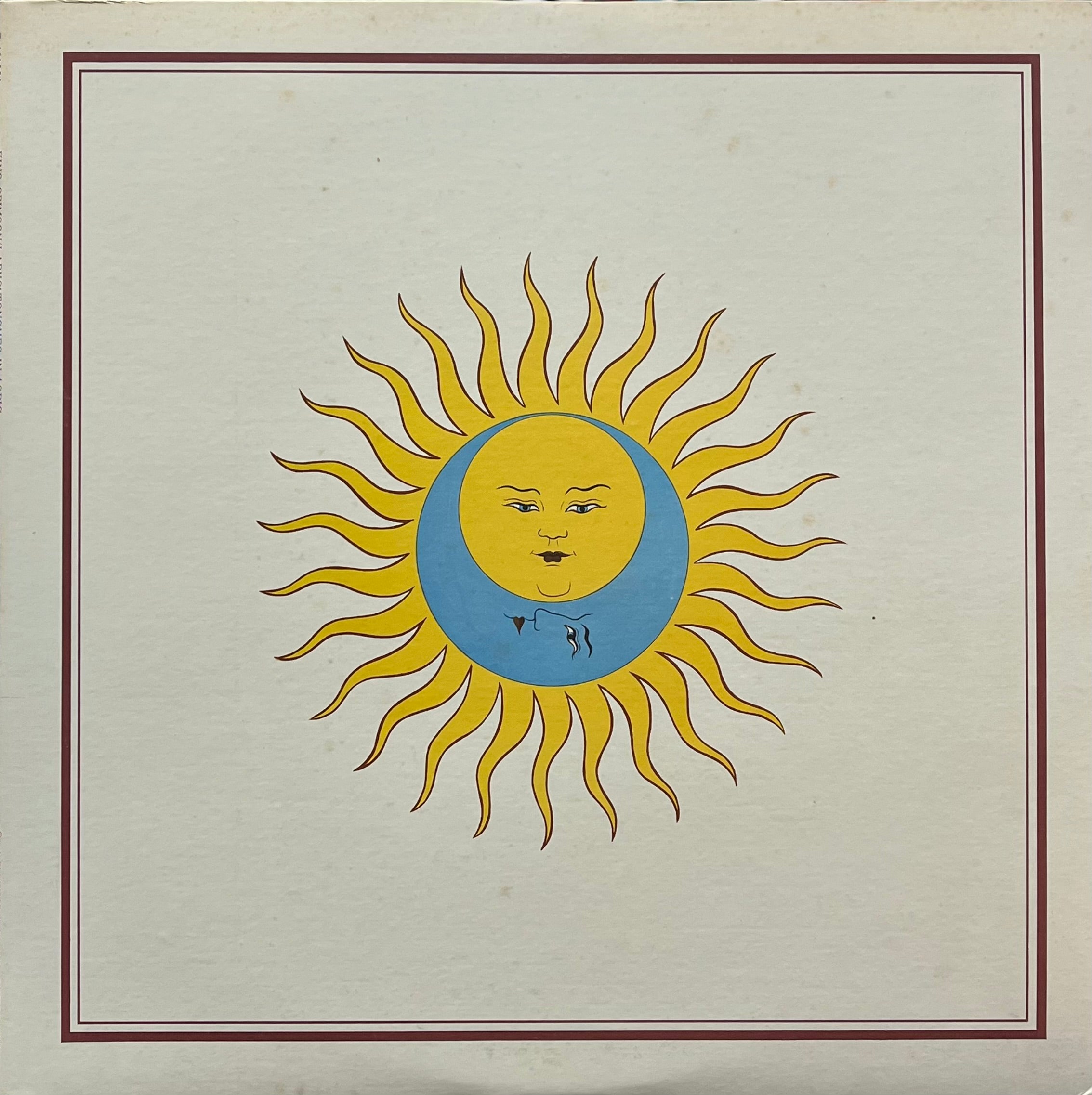 KING CRIMSON / Larks' Tongues In Aspic (Atlantic – P-10136A, LP