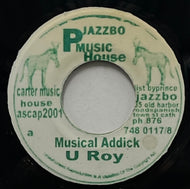 U-Roy / Musical Addick (P Jazzbo Music House, 7inch)