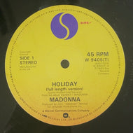 MADONNA / Holiday (Full Length Version) ( Sire – W 9405(T), 12inch)