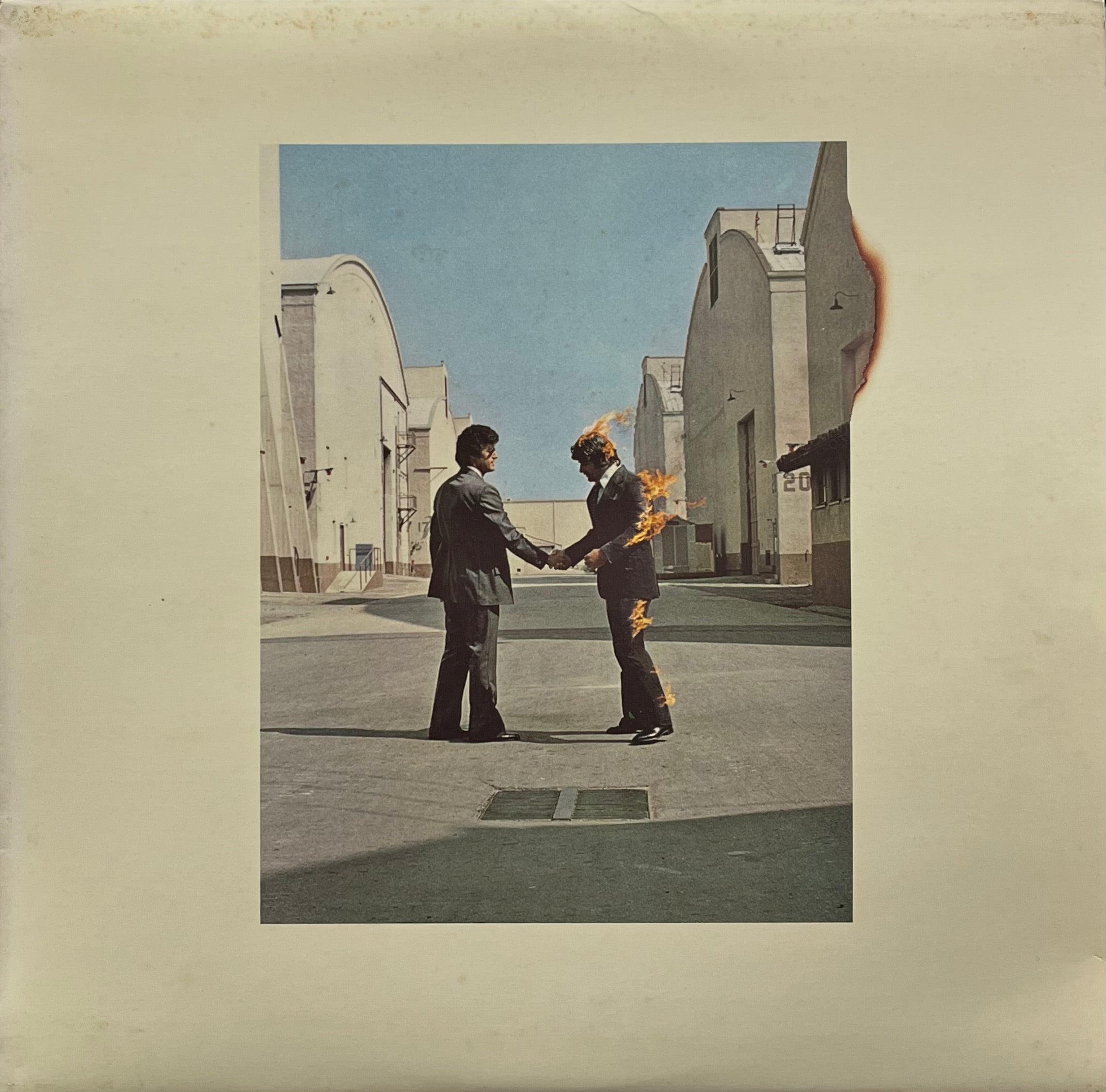 LP ピンク・フロイド　WISH YOU WERE HERE 炎 Wish You Were Here : 炎～あなたがここにいてほしい (50周年記念盤