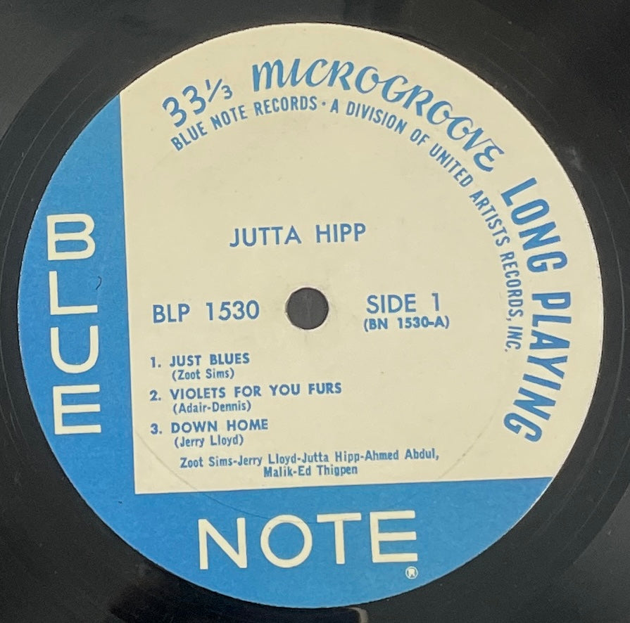 洋楽 Jutta Hipp / Zoot Sims - Blue Note 1530 Jutta Hipp - Jutta Hipp With Zoot Sims - Blue Note Records