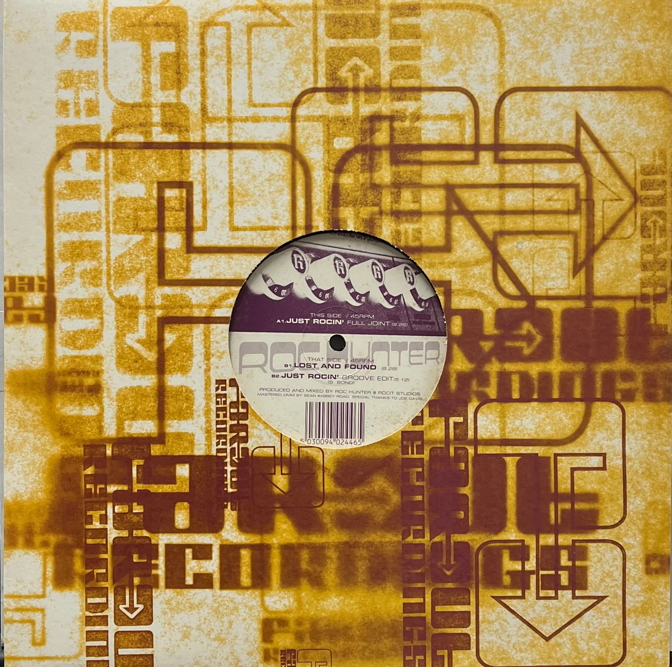 ROC HUNTER / Just Rocin' (Far Out Recordings – FARO 026, 12inch