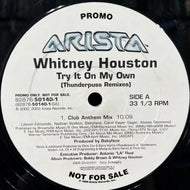 WHITNEY HOUSTON / Try It On My Own (Thunderpuss Remixes) (82876 50140 1, 12inch)