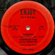 GRANDMASTER FLASH & THE FURIOUS FIVE / Superappin' (6001, 12inch)