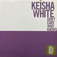 KEISHA WHITE / Don't Care Who Knows (WEA382T, 12inch)
