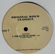 DAYTON - JACKSON SISTERS / The Sound Of Music / I Believe In Miracles (ODR 1, 12inch)
