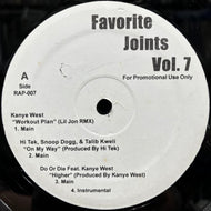 V.A. (Kanye West, Do Or Die) / Favorite Joints Vol.7 (RAP-007, 12inch)