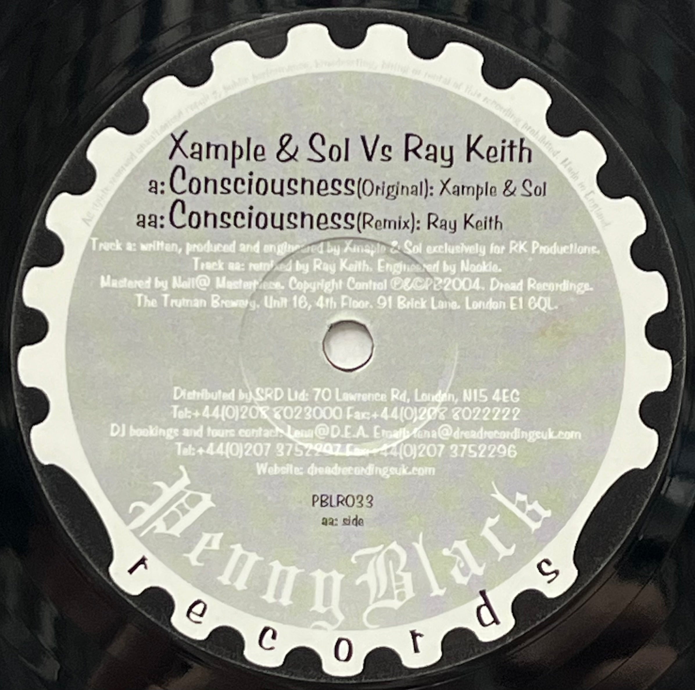 Xample Xample & Sol / Consciousness (Penny Black – PBLR033, 12inch) – TICRO MARKET