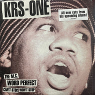 KRS-ONE / Can't Stop, Won't Stop (01241-42425-1, 12inch)