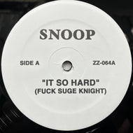 SNOOP DOGG / It So Hard (Fuck Suge Knight) ZZ-064, 12inch