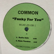 画像をギャラリービューアに読み込む, Common / Funky For You (MCA – MCAR-25108-1, 12inch)
