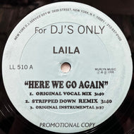 LAILA / Here We Go Again (For Dj'S Only, LL 510, 12inch)
