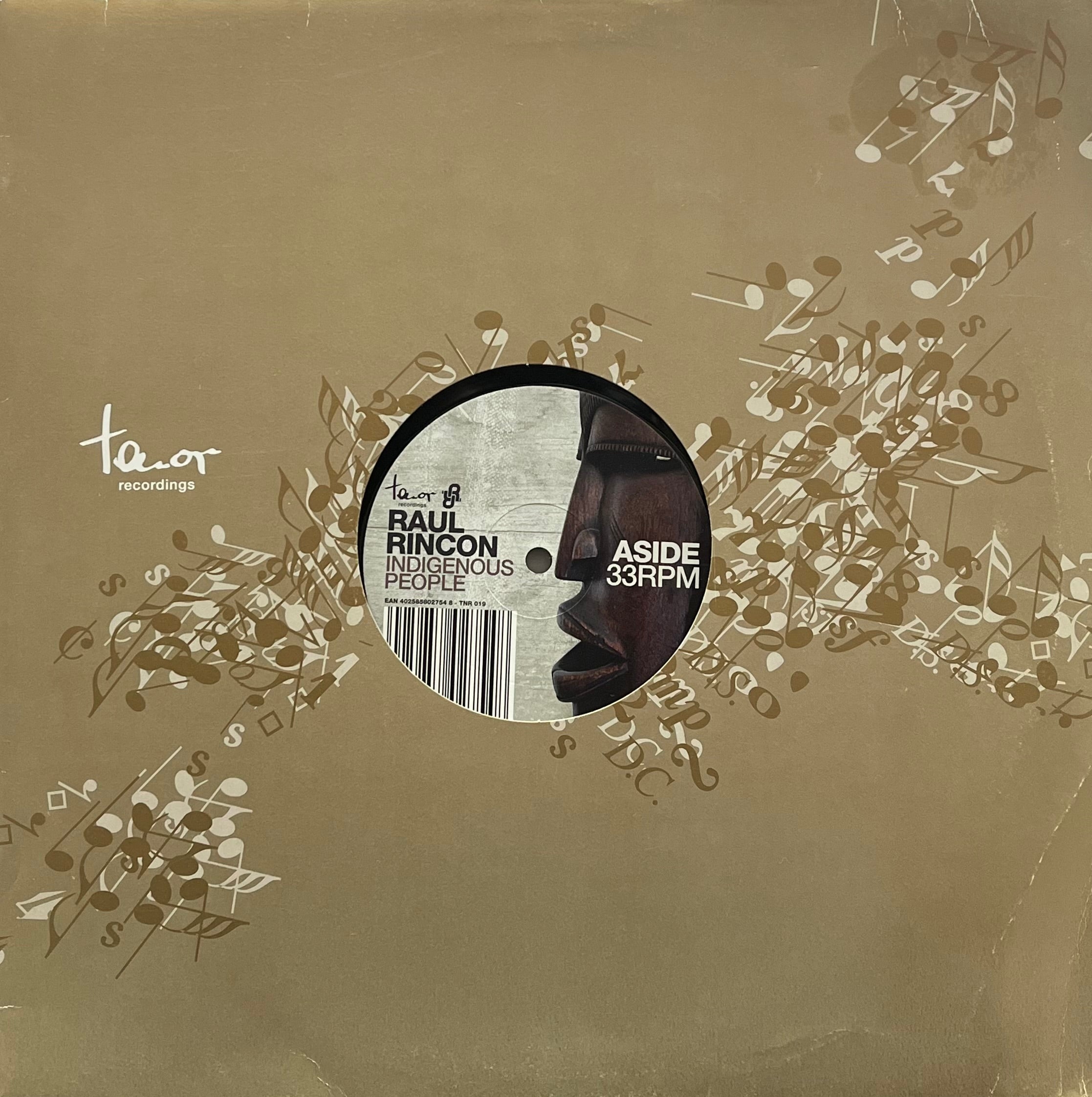 Raul Rincon Raul Rincon / Indigenous People (Tenor Recordings – TNR 019, 12inch ...