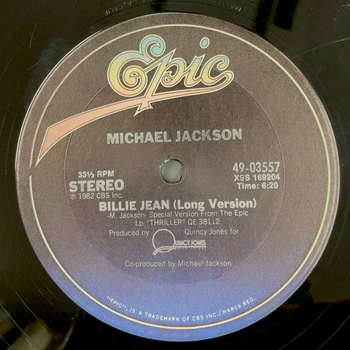 MICHAEL JACKSON / Billie Jean (Epic – 49-03557, 12inch) – TICRO MARKET