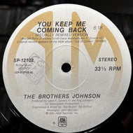 BROTHERS JOHNSON / You Keep Me Coming Back (SP-12102, 12inch)