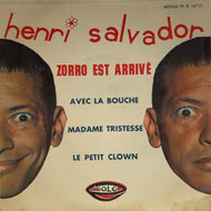 HENRI SALVADOR / Avec La Bouche ( Rigolo – Ri 18.717, 7inch)