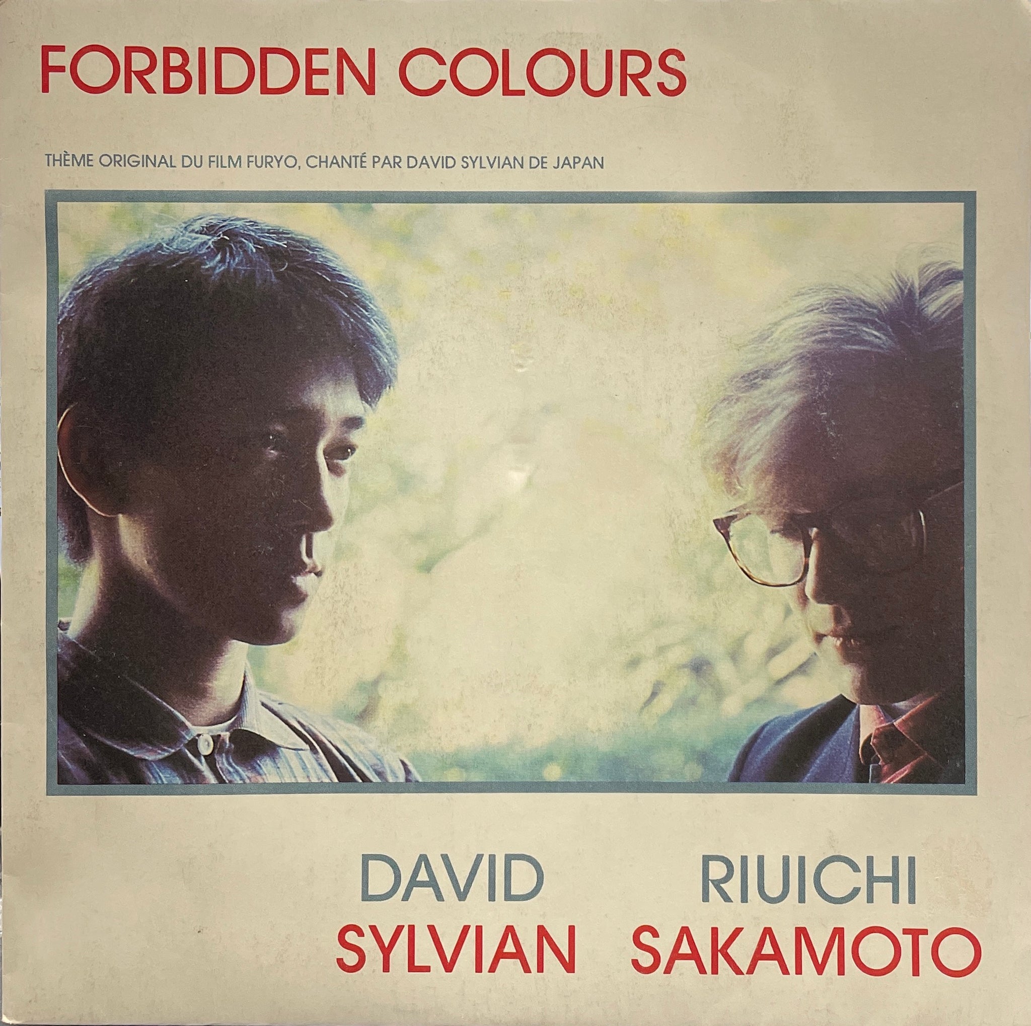 DAVID SYLVIAN / RIUICHI SAKAMOTO / Forbidden Colours（戦場のメリー