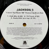 JACKSON 5 feat. BLACK ROB / I Want You Back '98 (Reissue, 12inch)