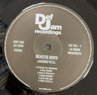 BEASTIE BOYS / Licensed To Ill (EU, 2000 Press, LP)