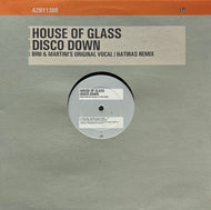 HOUSE OF GLASS / Disco Down (Azuli, AZNY 138R, 12inch)