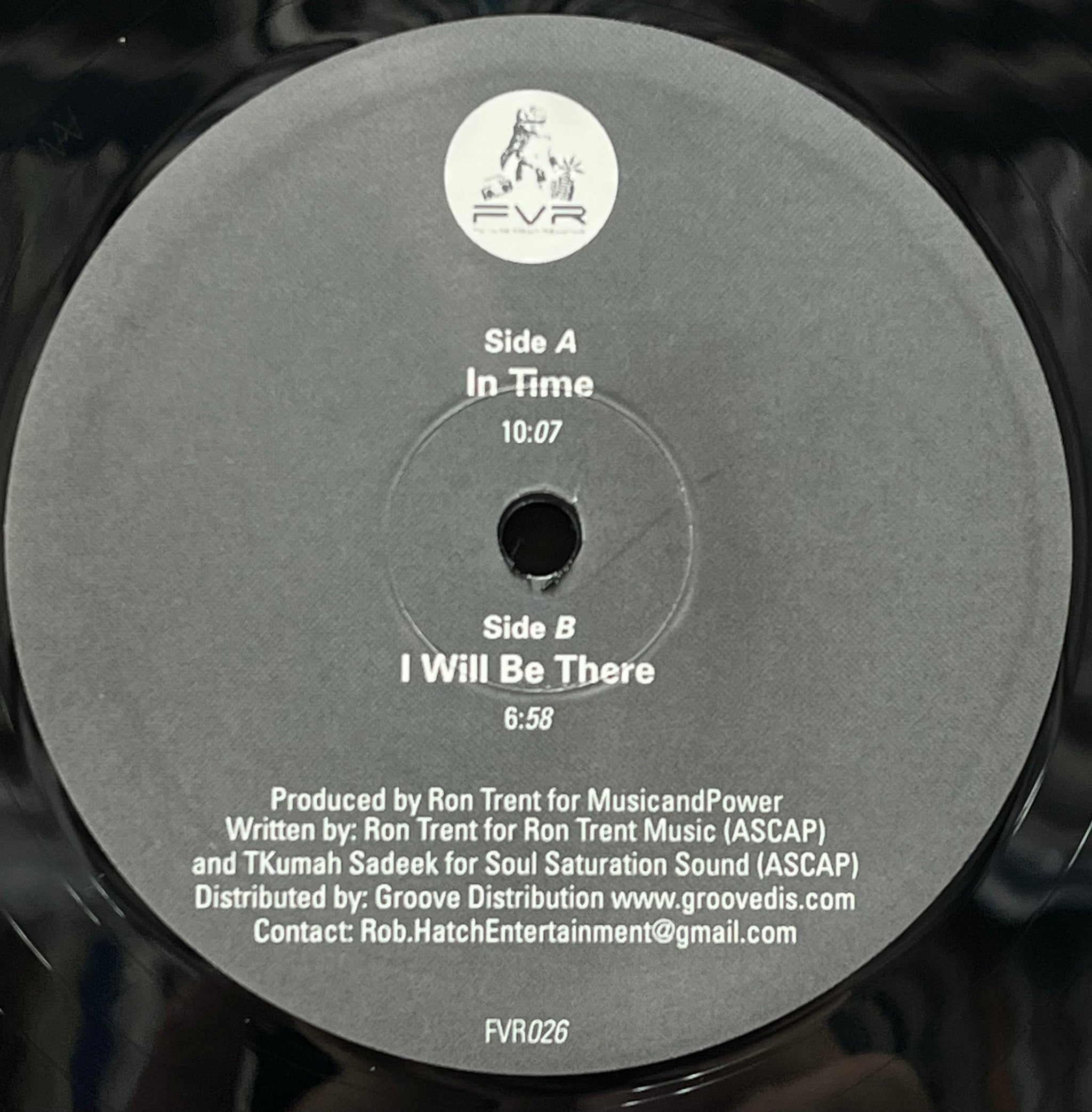 RON TRENT Presents TKUMAH SADEEK / In Time (Future Vision Records 