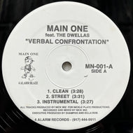 Main One / Verbal Confrontation (MN-001, 12inch)
