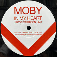MOBY / In My Heart (Jakob Carrison Remix) MOBY001, 12inch