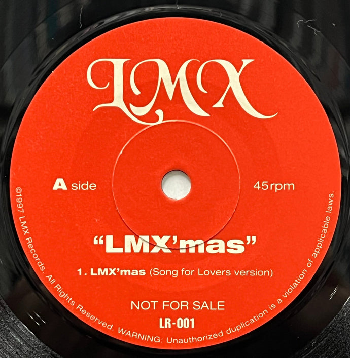非売品 7インチ 藤原ヒロシ DUB MASTER X LMX LMX'mas luv master x / LMX'mas 藤原ヒロシ LMX 7インチ 【公式通販】
