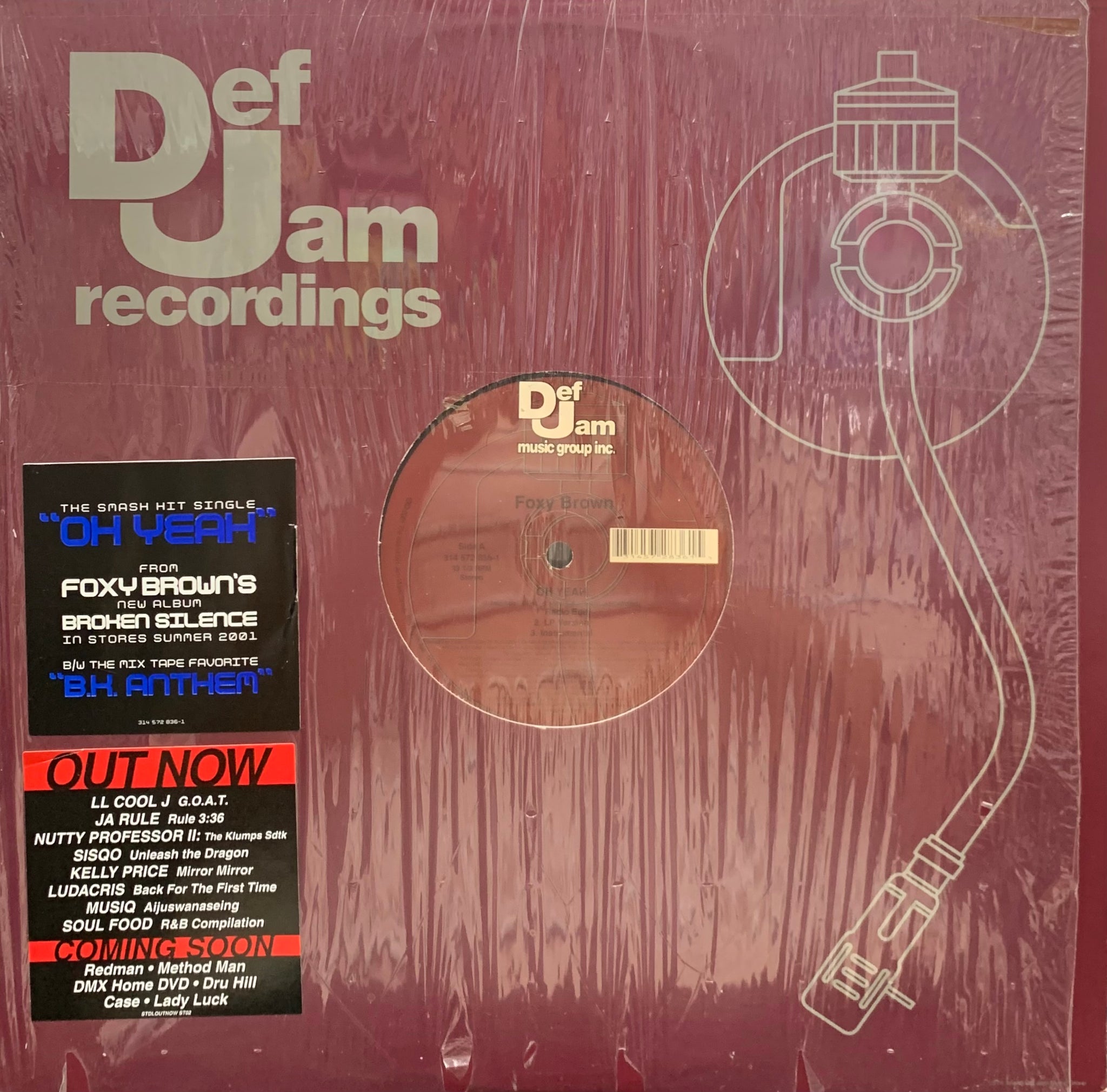 Foxy Brown / Oh Yeah (Def Jam – DEFR 15284-1, 12inch) – TICRO MARKET