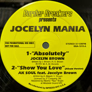 JOCELYN BROWN / Jocelyn Mania (BBA-1015, 12inch)