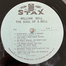 Load image into Gallery viewer, WILLIAM BELL / The Soul Of A Bell (  Stax – 719, LP)

