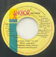 FREDDIE McGREGOR / Playing Hard To Get (Soul Jam Mix) (Anchor Records, 7inch)