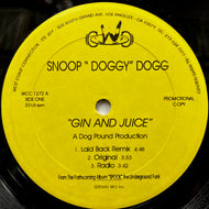 SNOOP DOGGY DOGG / Gin And Juice / Sunshine (WCC 1272, 12inch)