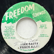 PRINCE ALLA / I See Rasta (Freedom Sounds, 7inch)