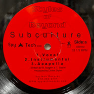 STYLES OF BEYOND / Subculture (SPY-002, 12inch)