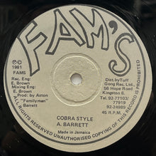 Load image into Gallery viewer, ASTON FAMILY MAN BARRETT (A. Barrett) / Cobra Style (Fam's – 12inch)
