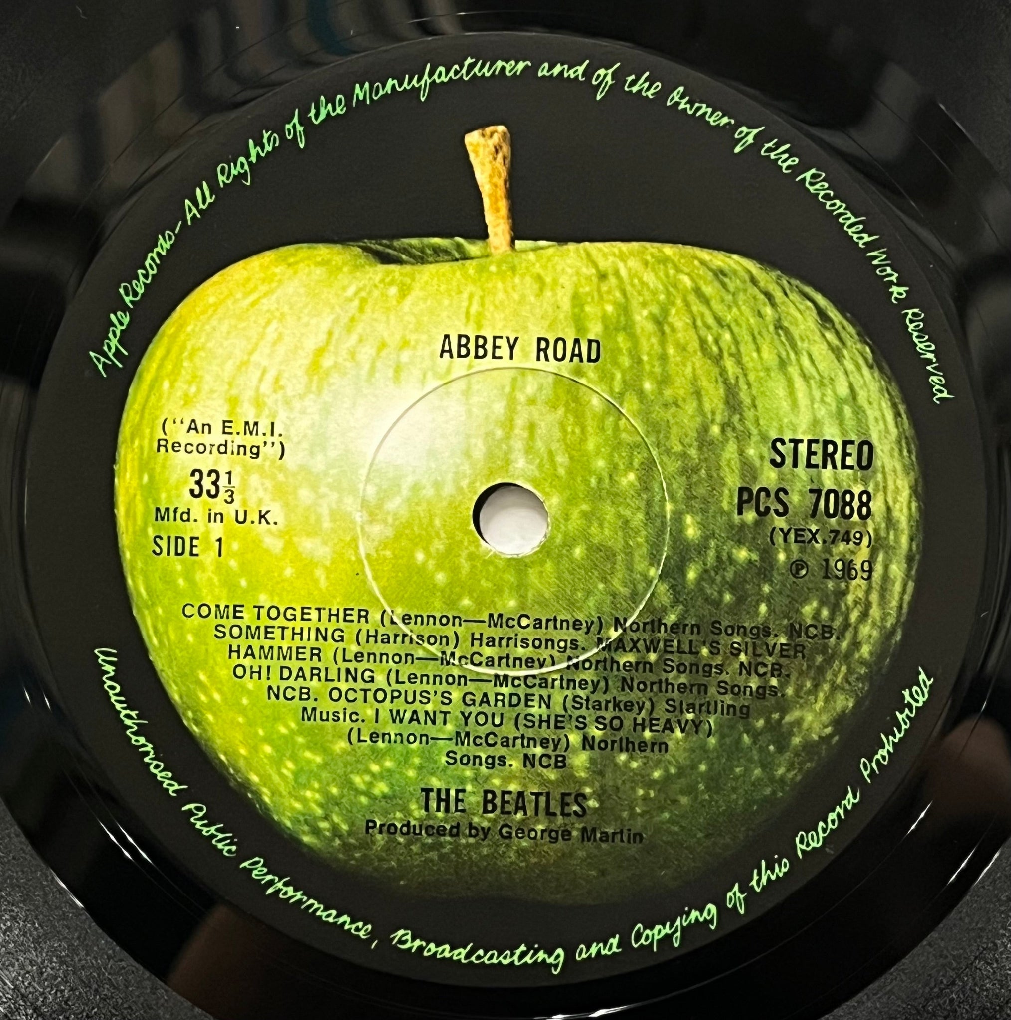 BEATLES / Abbey Road (Apple Records – PCS 7088