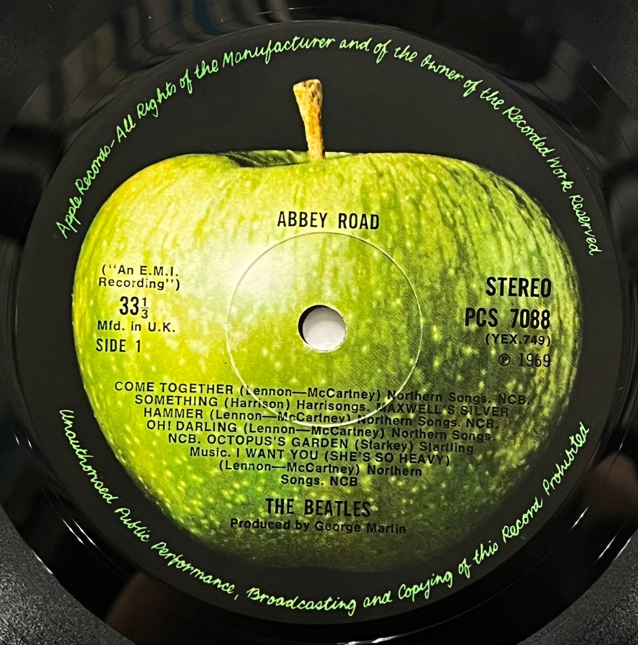 BEATLES / Abbey Road (Apple Records – PCS 7088, LP) – TICRO MARKET