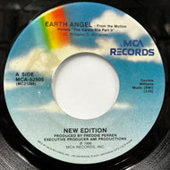 NEW EDITION / Earth Angel / With You All The Way  (MCA-52905, 7inch)