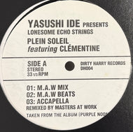 YASUSHI IDE / Plein Soleil (Dirty Harry Records – DH004, 12inch) Promo