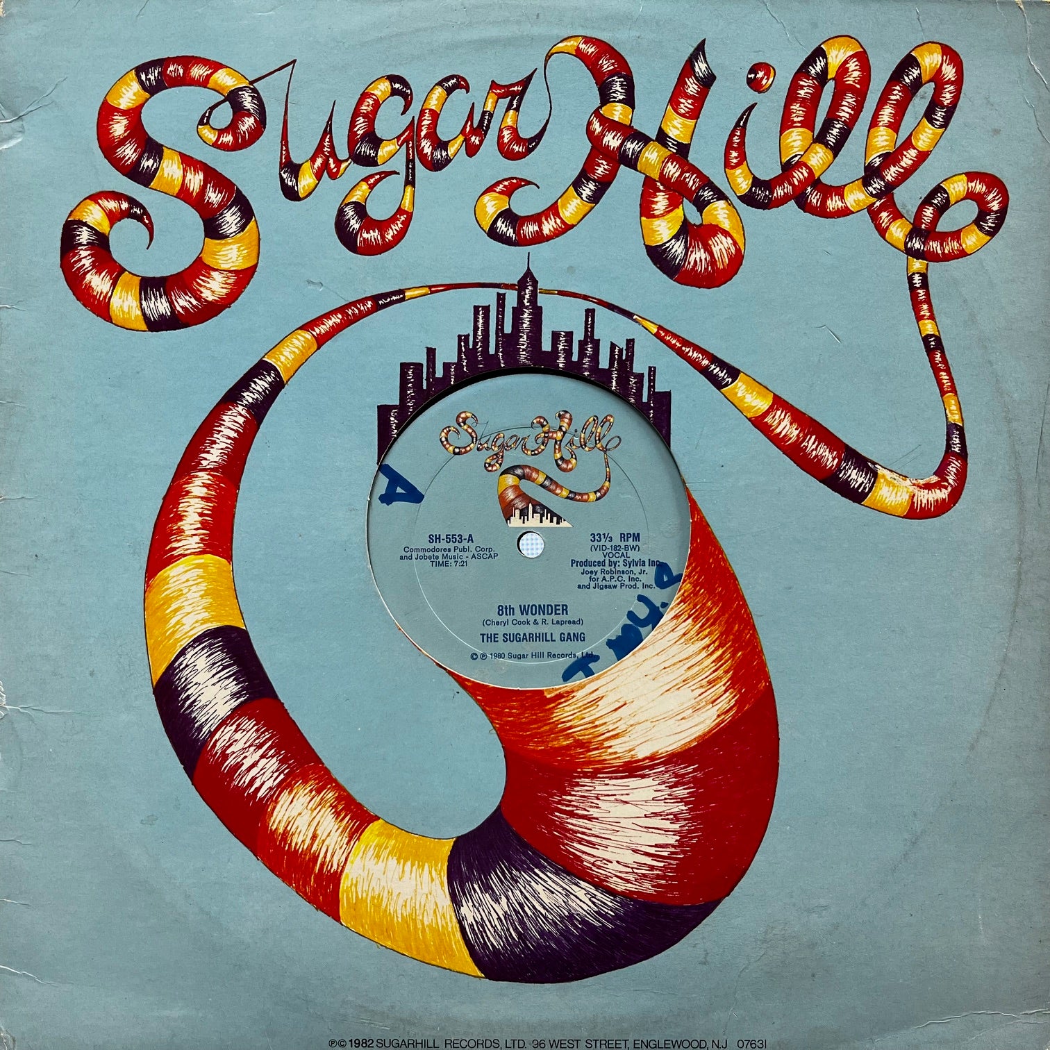 SUGARHILL GANG / 8th Wonder / Sugar Hill Groove (SH-553, 12inch