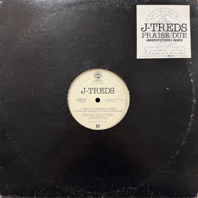 J-TREDS / Praise Due (Indopepsychics Remix) GUNLP-1008, 12inch