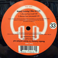 NOBODY feat. 2 MEX & E.S.P. / Afternoon Focus (UR12 043, 12inch)