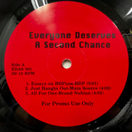 V.A. (LORD FINESSE, BLACK MOON, BDP, MAIN SOUCE) / Everyone Deserves A Second Chance (EDAS 001, 12inch)