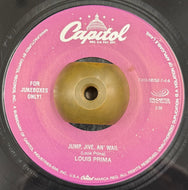LOUIS PRIMA / Jump, Jive An' Wail / Just A Gigolo ( Capitol, 72438-58752-7-4, 7inch)