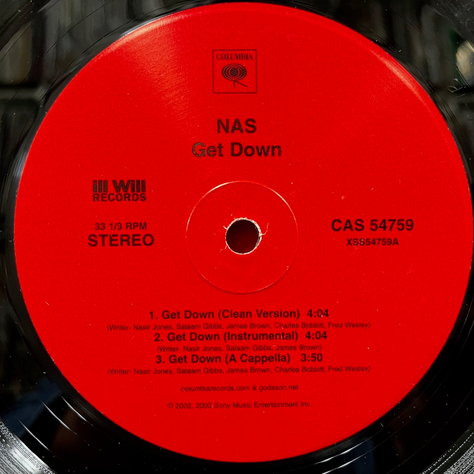 NAS God's Son - A Cappella レコード 2LP Nas - God's Son (Vinyl LP)