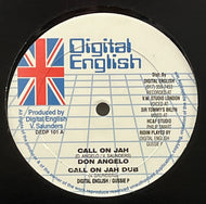 DON ANGELO - RANKING JOE / Call On Jah / Call Pon Jah (Digital English – DEDP101, 10inch)