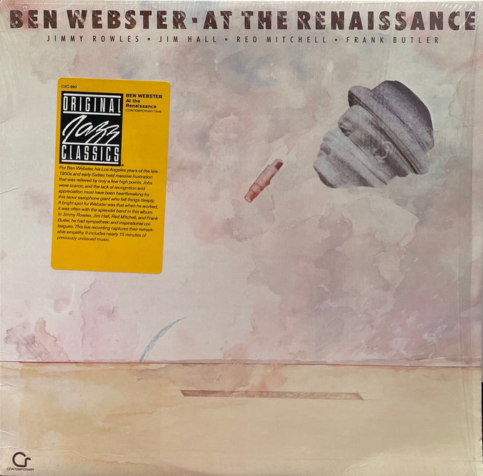 BEN WEBSTER / At The Renaissance ( Original Jazz Classics – OJC-390, LP)
