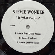STEVIE WONDER / So What The Fuss (none, 12inch)